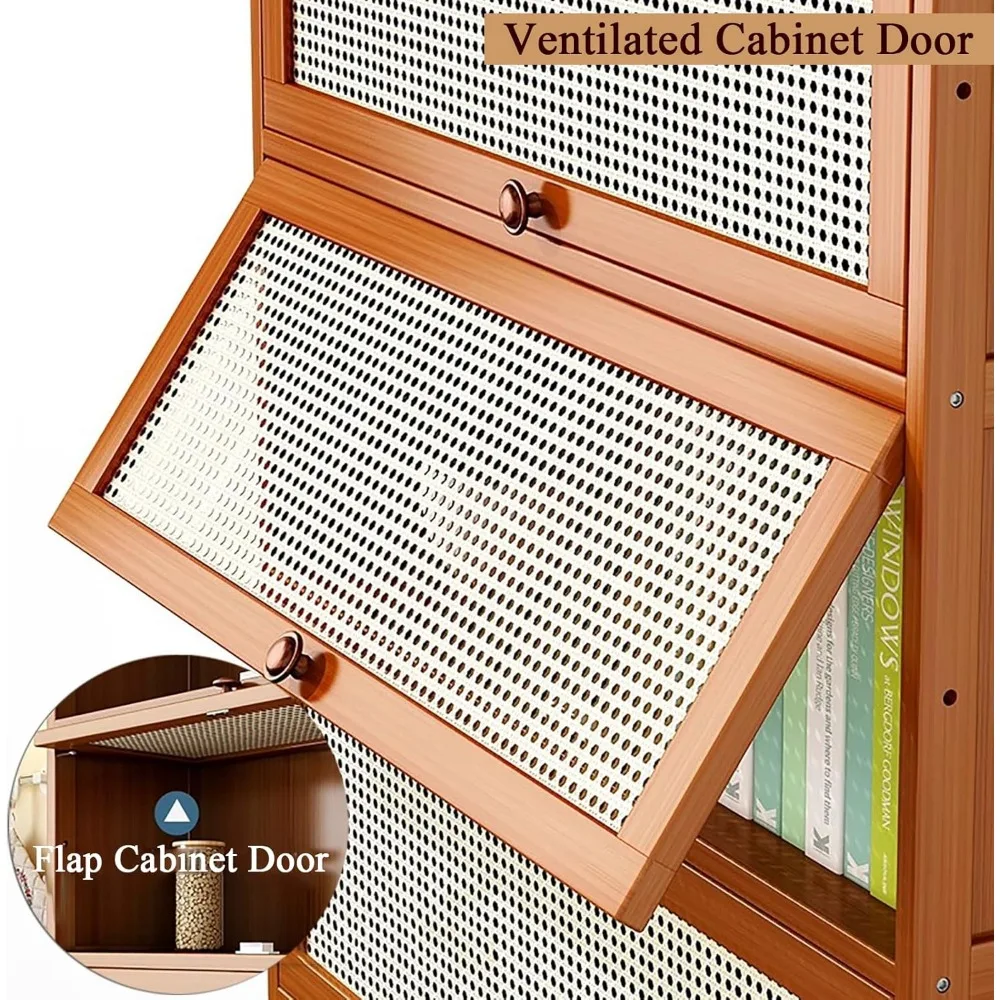 ANGDUO Bamboo Cabinet Image 5