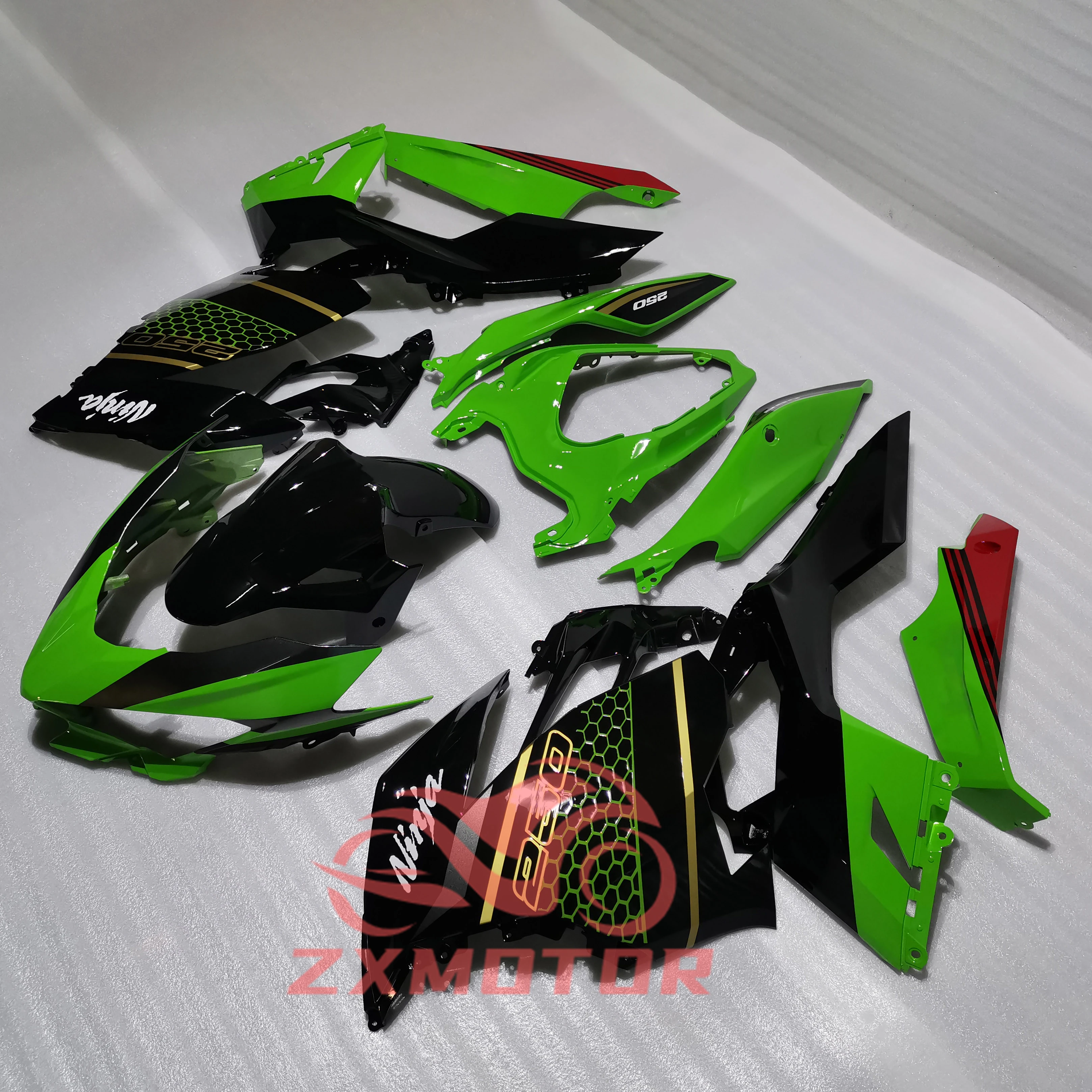 

Комплект обтекателей для KAWASAKI NINJA400R 18 19 20, детали кузова NINJA 400R 2018 2019 2020, комплектные Обтекатели для мотоциклов