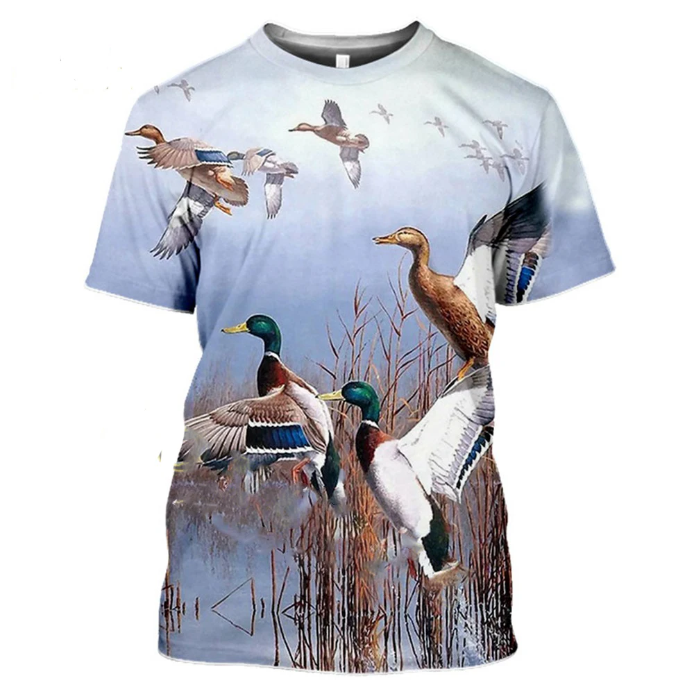 

Summer Animal Hunting Partridge Bird Casual T-shirt Male 3D Printed Men Women Fashion Chukar O-neck Tops Tees Men Sports Tees