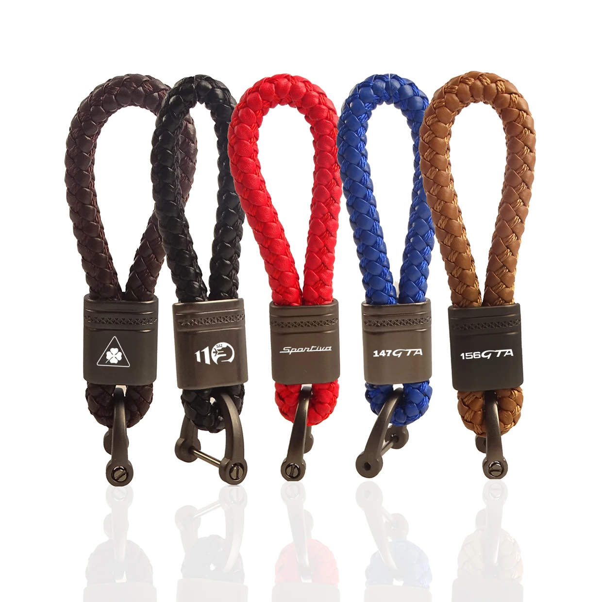 Portachiavi Per Auto In Pelle Di Metallo In Pelle Per Alfa Romeo 147 Gta 156 Gta 159 Gta Chiave 110Th Giulia Mito Accessori Per Auto