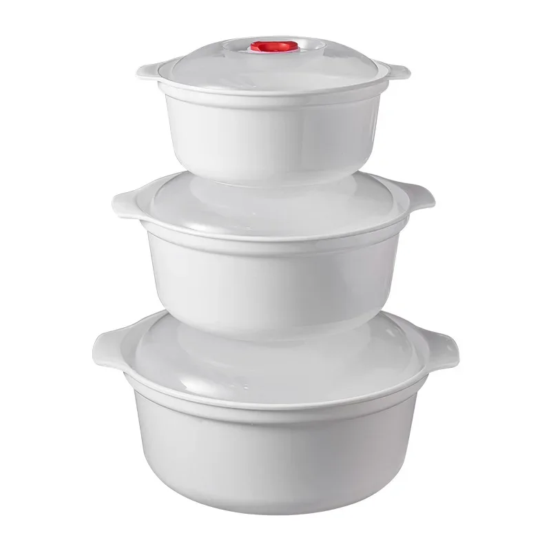 Microwave Oven Special Box Heated Soup Pot Rice Steamed Hot Steamed Buns With Lid Eco-friendly Food Grade Kitchen Tool microwave oven box