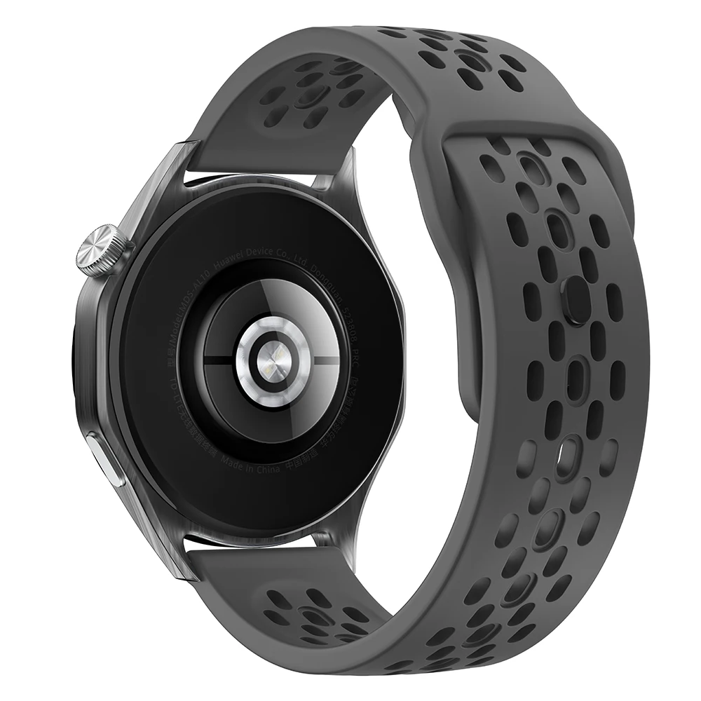 Sport Bracelet - Hollow Out Silicone Watchband Accessories, 22mm Strap