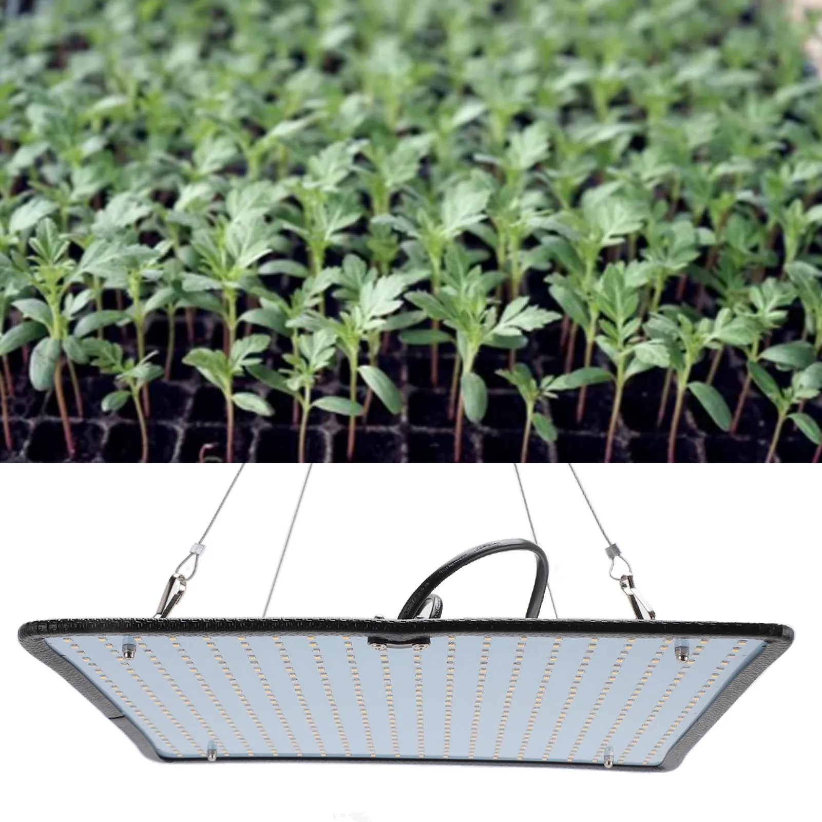 

500LED 38W Full Spectrum LED Plant Grow Light Grow Lamp For Indoor Plants Vegetables Flowers Greenhouse 110‑220V