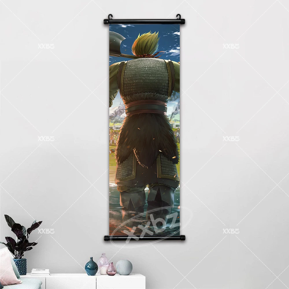 Vinland Saga Anime Wall Art: Thorfinn & Askeladd Decor Canvas Poster