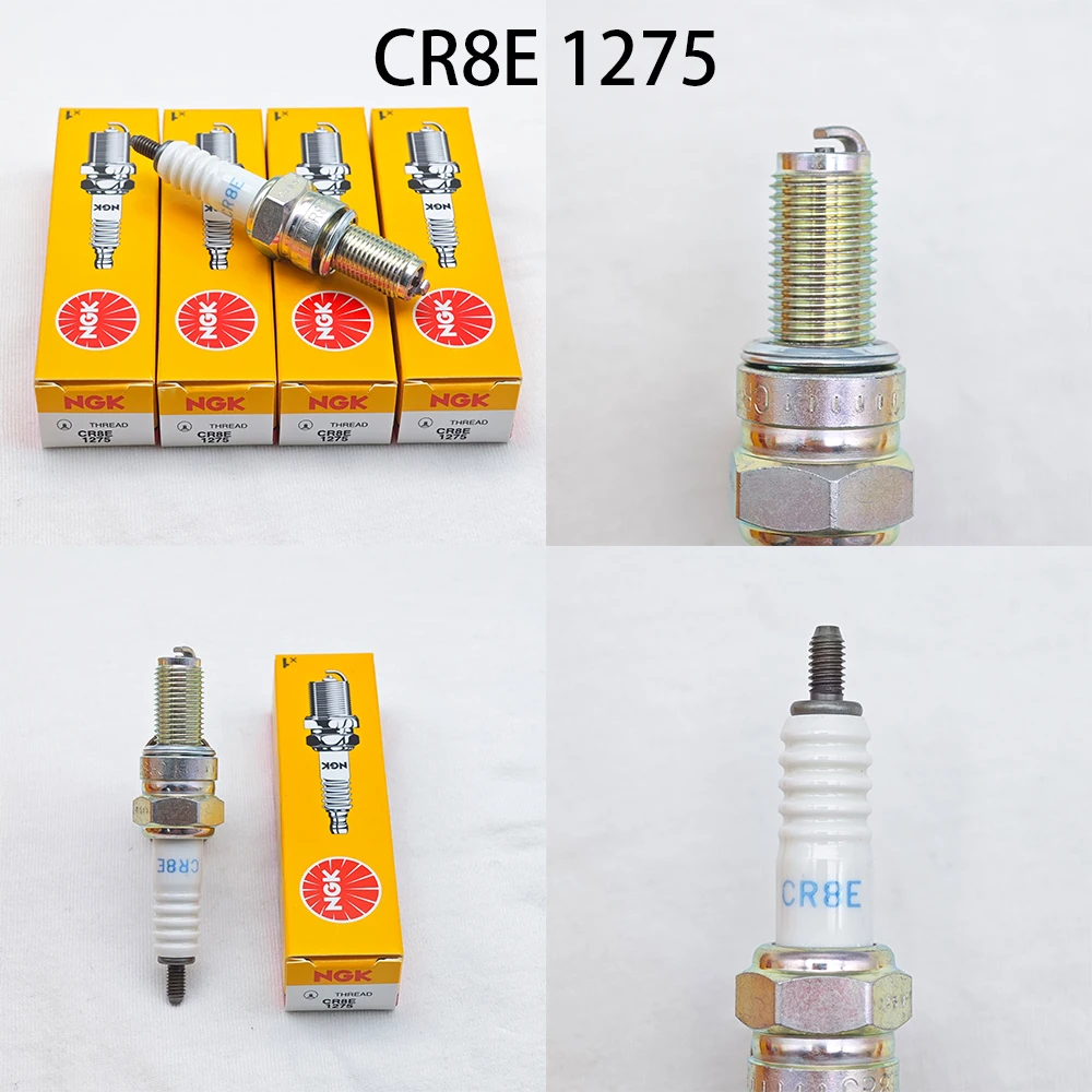 Spark Plug 4pcs Original Motorcycle NGK Spark Plug CR6E CR7E CR8E CR9E for Some Models Of CB400 GW250 Hornet FZR XJR Bandit ZRX