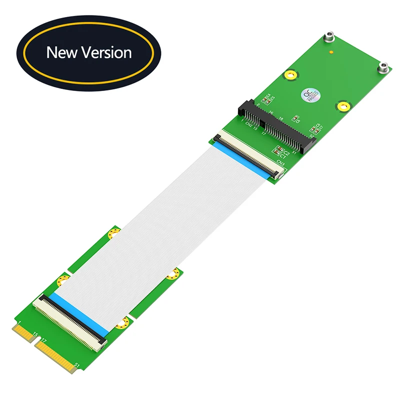 데스크탑용 하프/풀 사이즈 미니 PCIE-미니 PCI 익스프레스 와이파이 카드 어댑터 케이블, 하프/풀 mSATA-mSATA SSD 컨버터 익스텐더