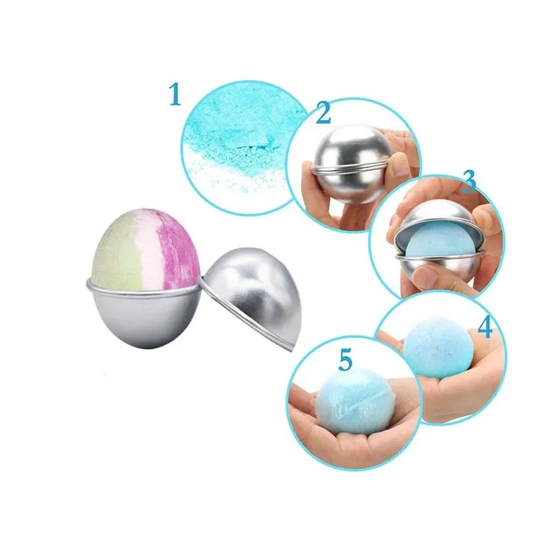 6pcs Round Soap Ball Molds 4