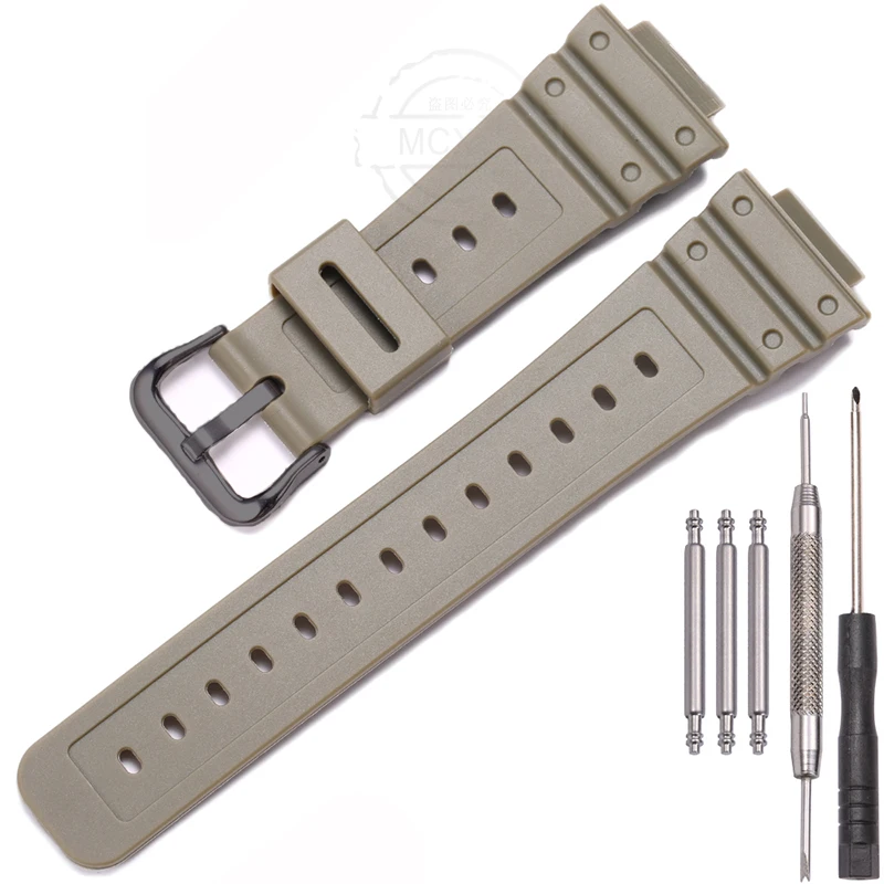 16mm Resin Strap with Pin Buckle - Durable and Stylish Band Bracelet
