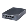 Qotom Mini PC Q31100G4-S17 Celeron Core i3 i5 i7 with 4 I226V 2.5G LAN AES-NI Fan Computer 3