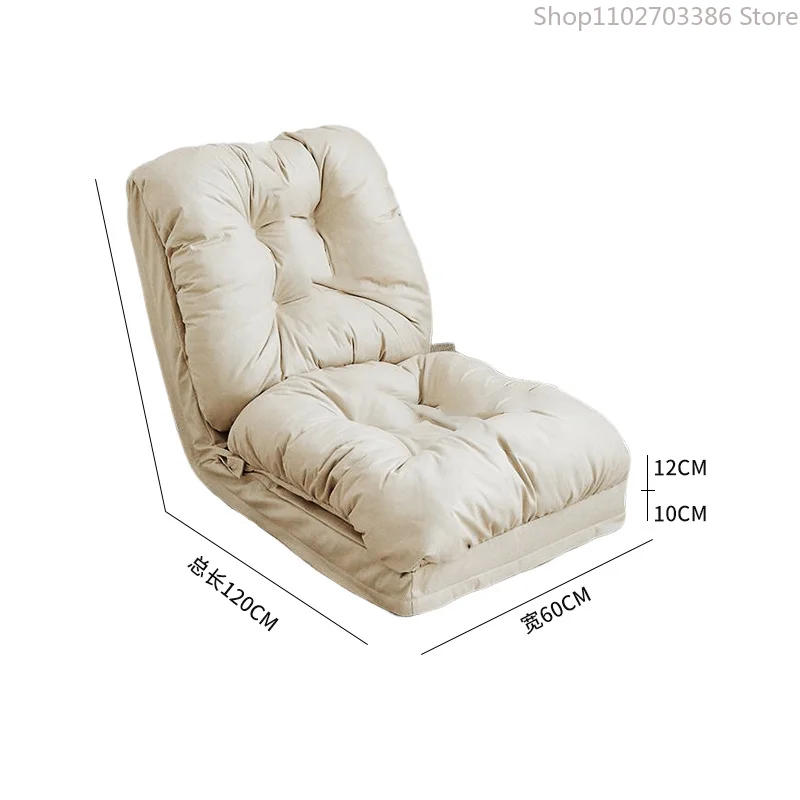 

Simple Modern Single Folding Lazy Sofa Bed Office Bedroom Recliner Balcony Tatami Bed Soft Comfortable Sofa ChairLongueFurniture