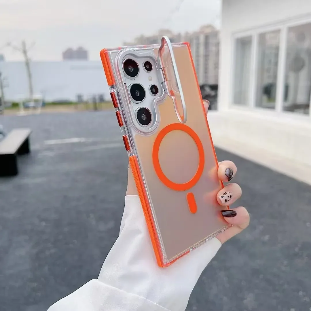 Luxury Colorful Anti-Shock Case with MagSafe Wireless Charging Compatibility