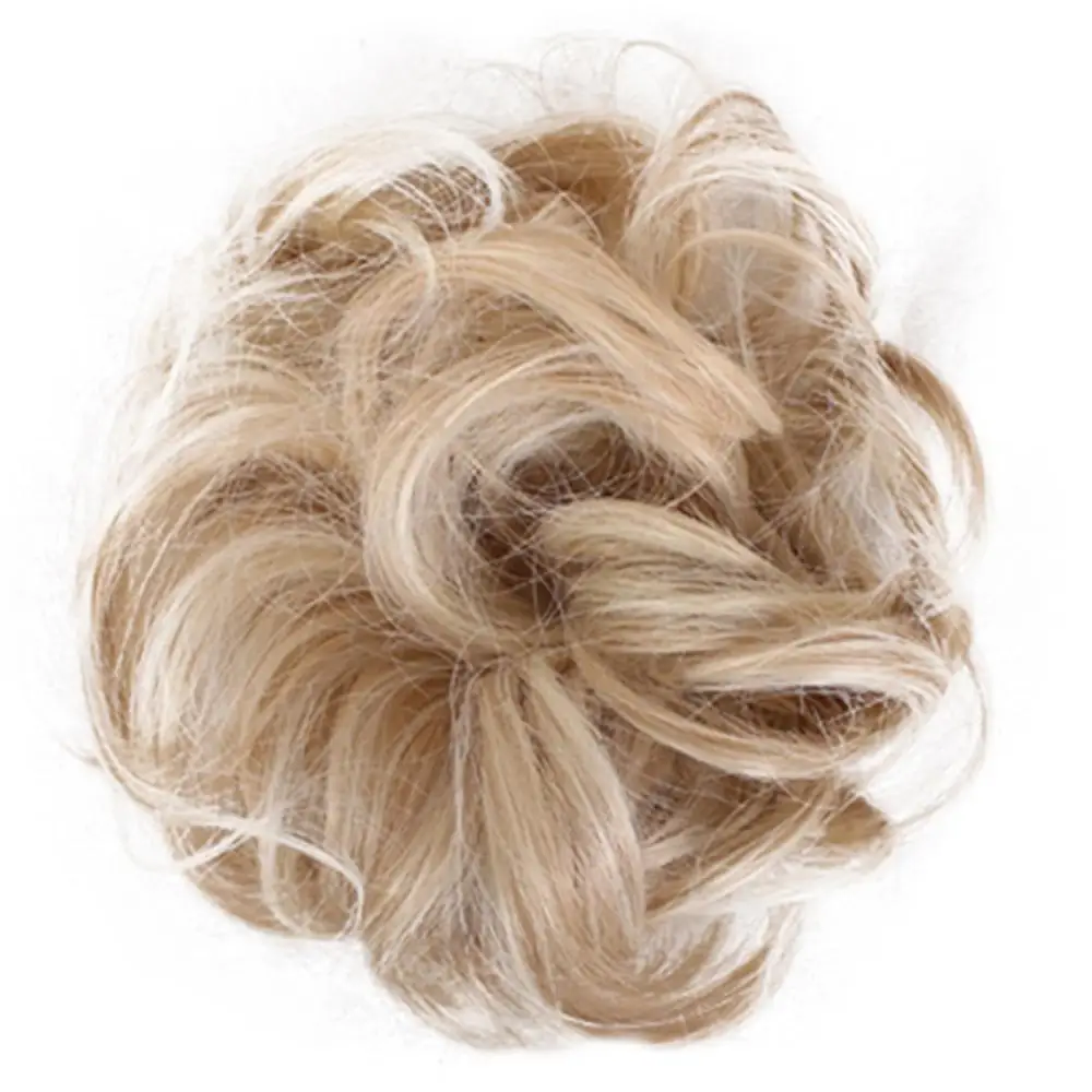 Extension de chignon synthétique pour femme, perruque désordonnée bouclée ondulée, chignons matut, extensions de cheveux chignons, chouchous