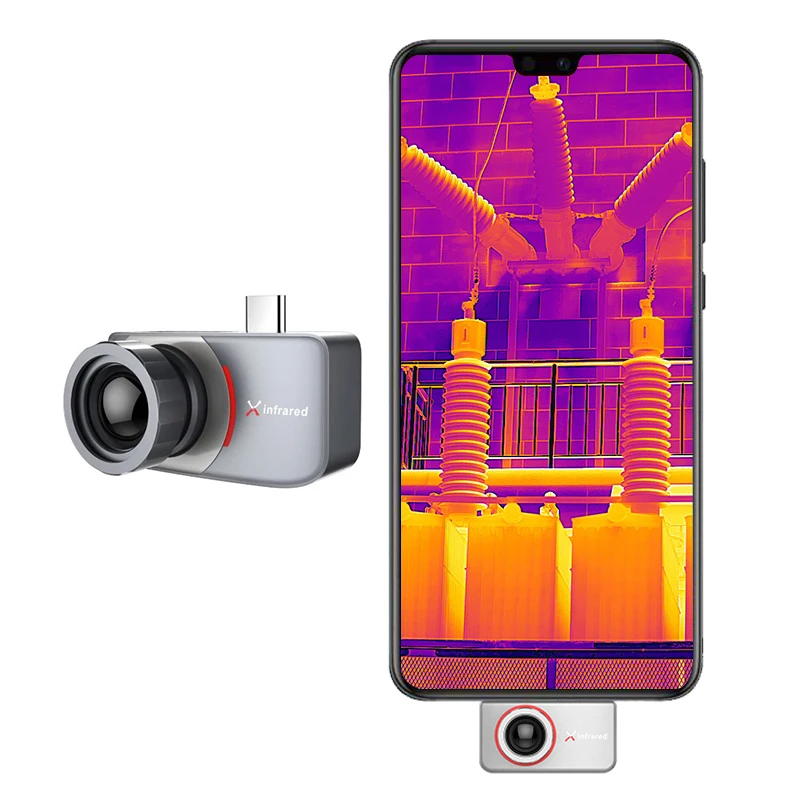 Xinfrared InfiRay 공식 T3pro 열화상 카메라, 산업용 열화상 카메라, 스마트폰용, 안드로이드 C 타입 이미저