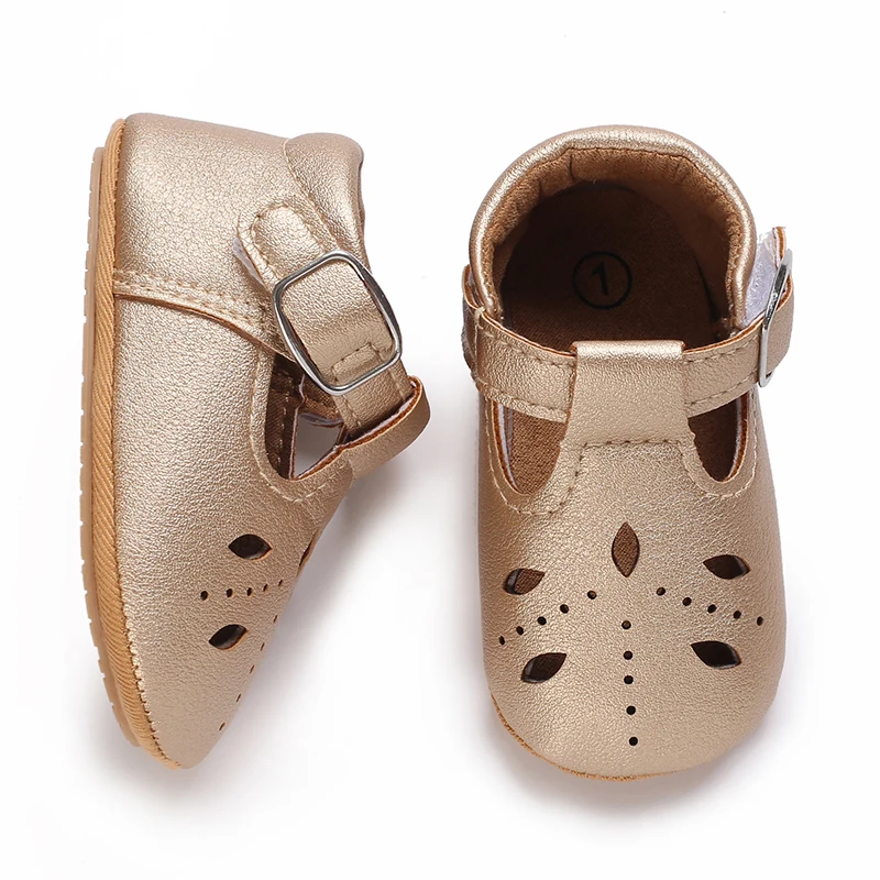 New Toddler First Walkers Infant Crib Shoes Newborn Girl New Baby Shoes Baby Boy Girl Shoes Leather Rubber Sole Anti-slip Shoes 3