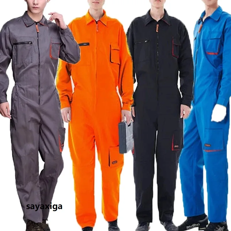 

2024 Work Overall Uniform Men Women Working Coveralls Welding Suit Car Repair Workshop Mechanic Plus Size Clothes work overalls