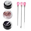 Nail Art Eye Shadow Cream Stirring Rod Stainless Metal Gel Stirring Tool Spatula Pin Nail Accesories And Pigments Mixing Tools 3