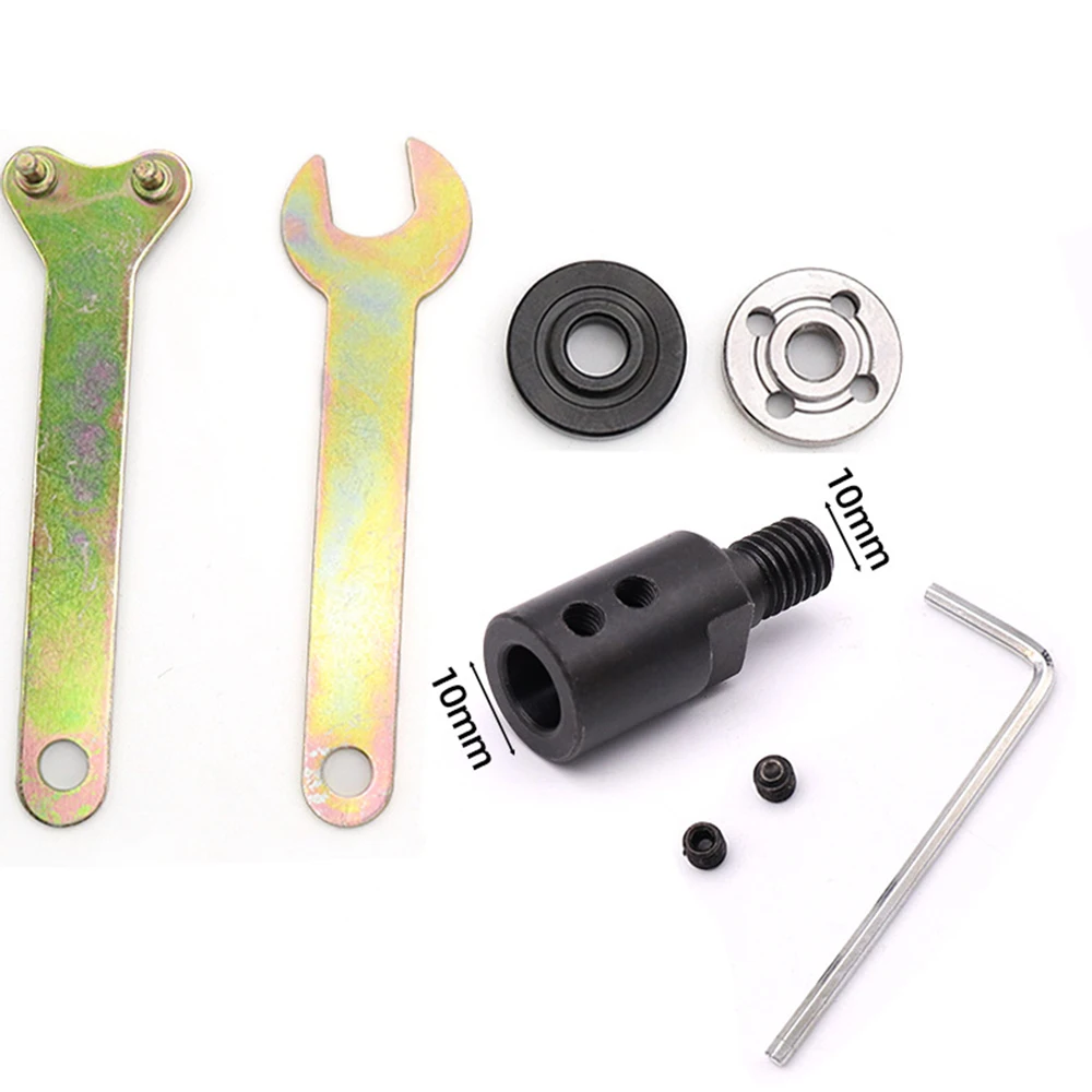 M10 Rotary Tool Coupling Adapter Adaptor 5/6/8/10mm Saw Blade Connecting Rod Shaft for Polishing Cutting Blades Grinding Wheels