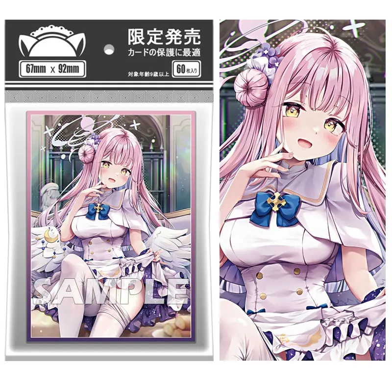 

60PCS 67x92mm Anime Card Sleeves Illustration Outer Protector Shield Card Cover for PKM PTCG MTG TCG Board Games Trading Cards