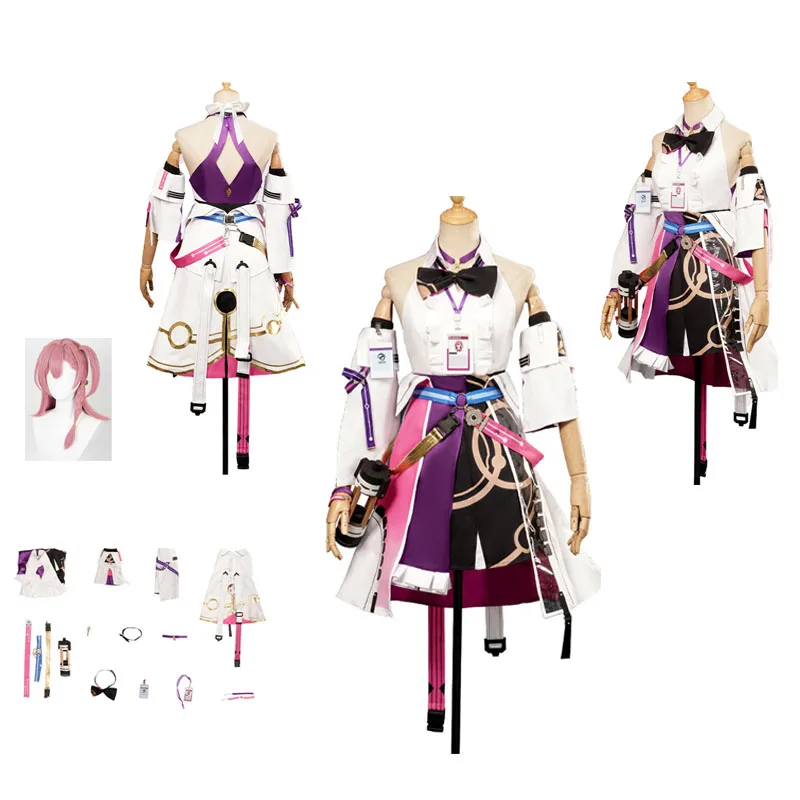 

Girls Lolita Dress Honkai Star Rail Asta Cosplay Costume Female Game Disguise Skirt Accessories Women Outfits Halloween Suits