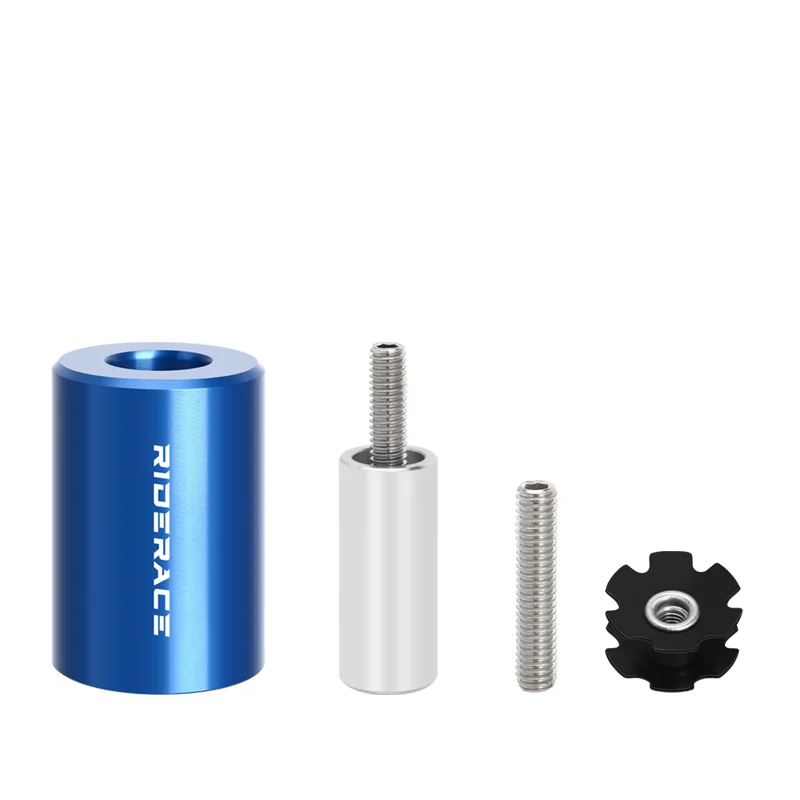 Kit Dado A Stella Per Forcella Bicicletta - Attrezzo Di Montaggio Per 22,2 / 25,4 / 28,6 Mm - Acciaio Inox Con Viti E Manicotto - 2