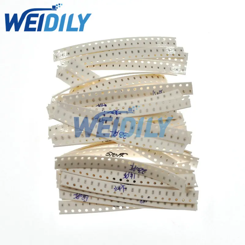 0603SMDCapacitorAssortedKit36Values20pcs720pcs1pF10uF1608