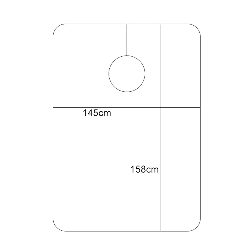 Button collar Black Haircut Cloth Hairdressing Anti-Static Salon Gown Hairdresser Apron Haircut Capes Barber Supplies 2