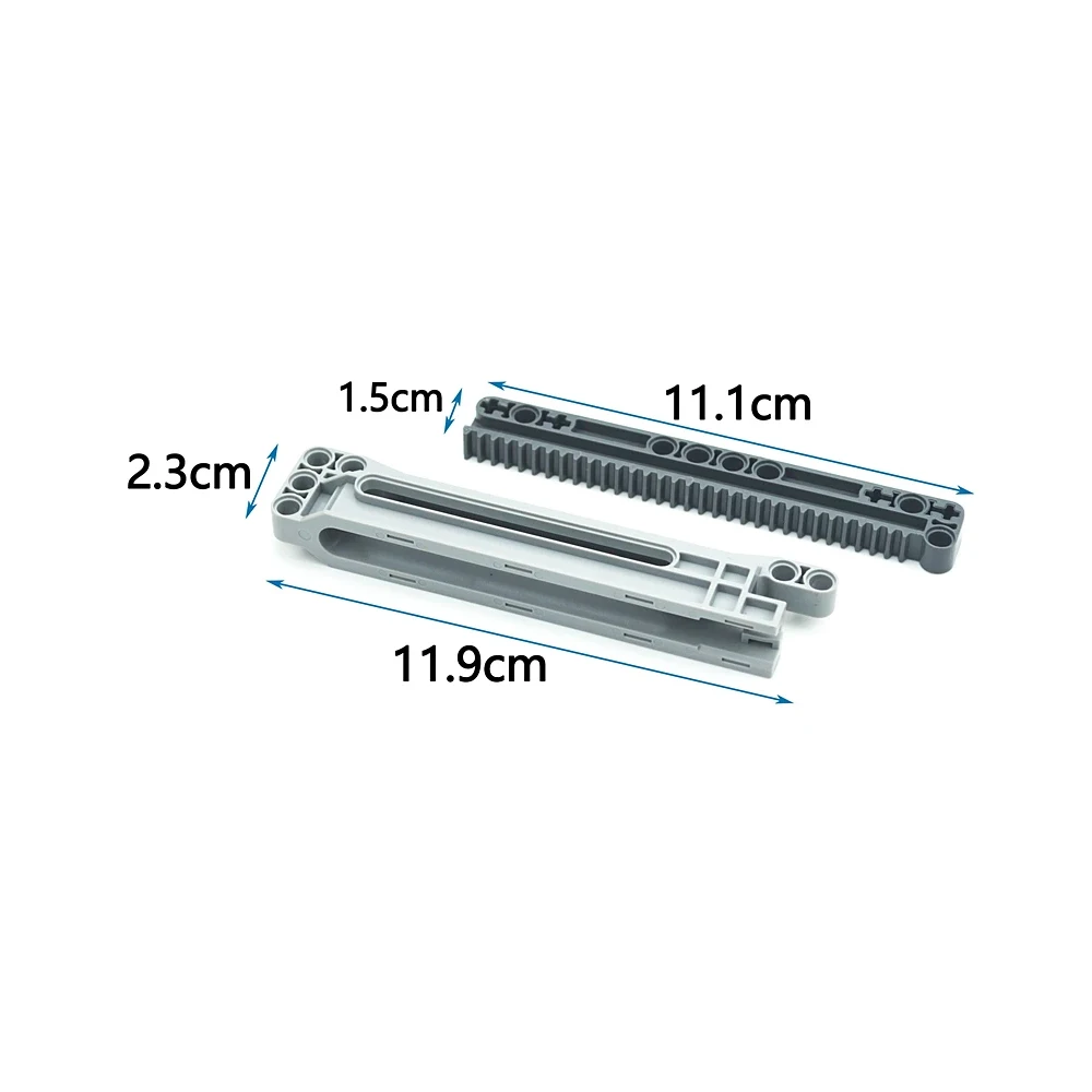 Technical Parts 18942 18940 1x14x2 Rack Chute MOC Push Rod Rack Assemble Putter Small Particles Puzzle Building Blocks Bricks puzzle building block toy,technical bricks