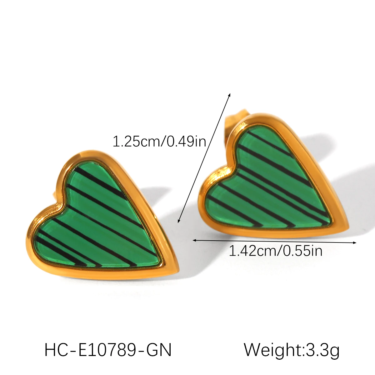 Huang Chao Modische Shell Herzförmige Ohrringe Retro Elegante Frauen Paar Perforierte Ohrringe Anhänger Schmuck Mädchen Geschenk – Detail 3