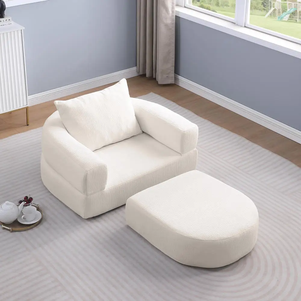 Komprimierte faltbare Matratze, umwandelbares Klappschlafsofa, tragbarer All-in-One-Matratzenboden, keine Montage erforderlich und rutschfest – Detail 9