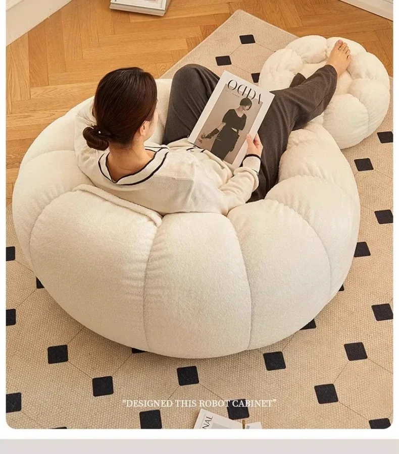 Description Picture 3 of itemBean Bag Sofas Romantic Sofa Fabric Gaming Bed Frameless Bedroom Chair Children's Comfortable Furniture Home Mini Balcony Salon