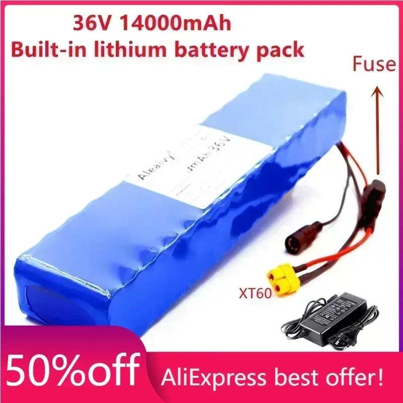 

E-bike 36V 10s3p 14Ah lithium battery pack 18650 Li-Ion 350W 600w Motorcycle Scooter electric scooter Batteries built-in 20A BMS