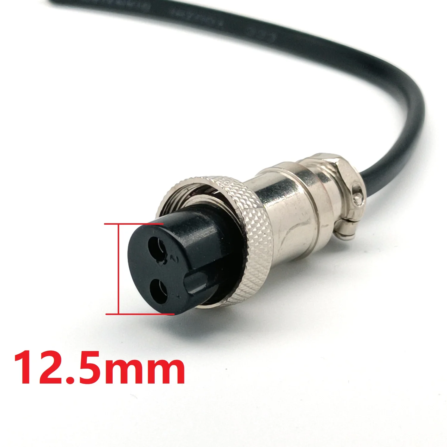Welding Cable Connector OD 12.5mm GX16 GX 16 2 Prong Pin Socket Connector Aviation Plug QQ-150 TIG Plasma Cutting Torch Welder Cutter Welding Gun Part