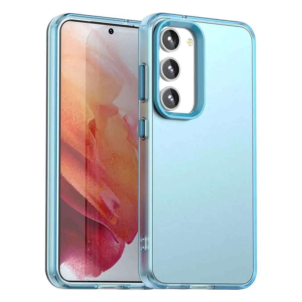 Matte Candy Translucent Frosted Bumper Phone Case