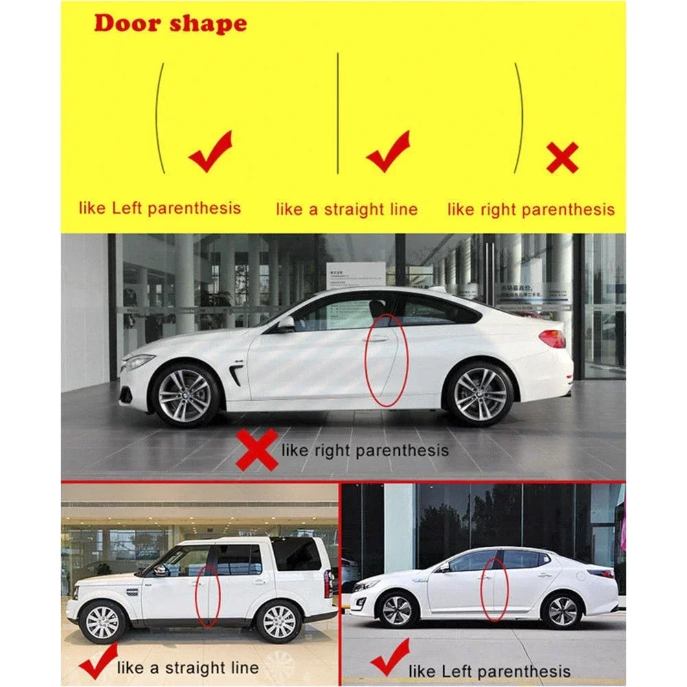 Premium Car Door Edge Protector Cushion - Molded Protective Strip