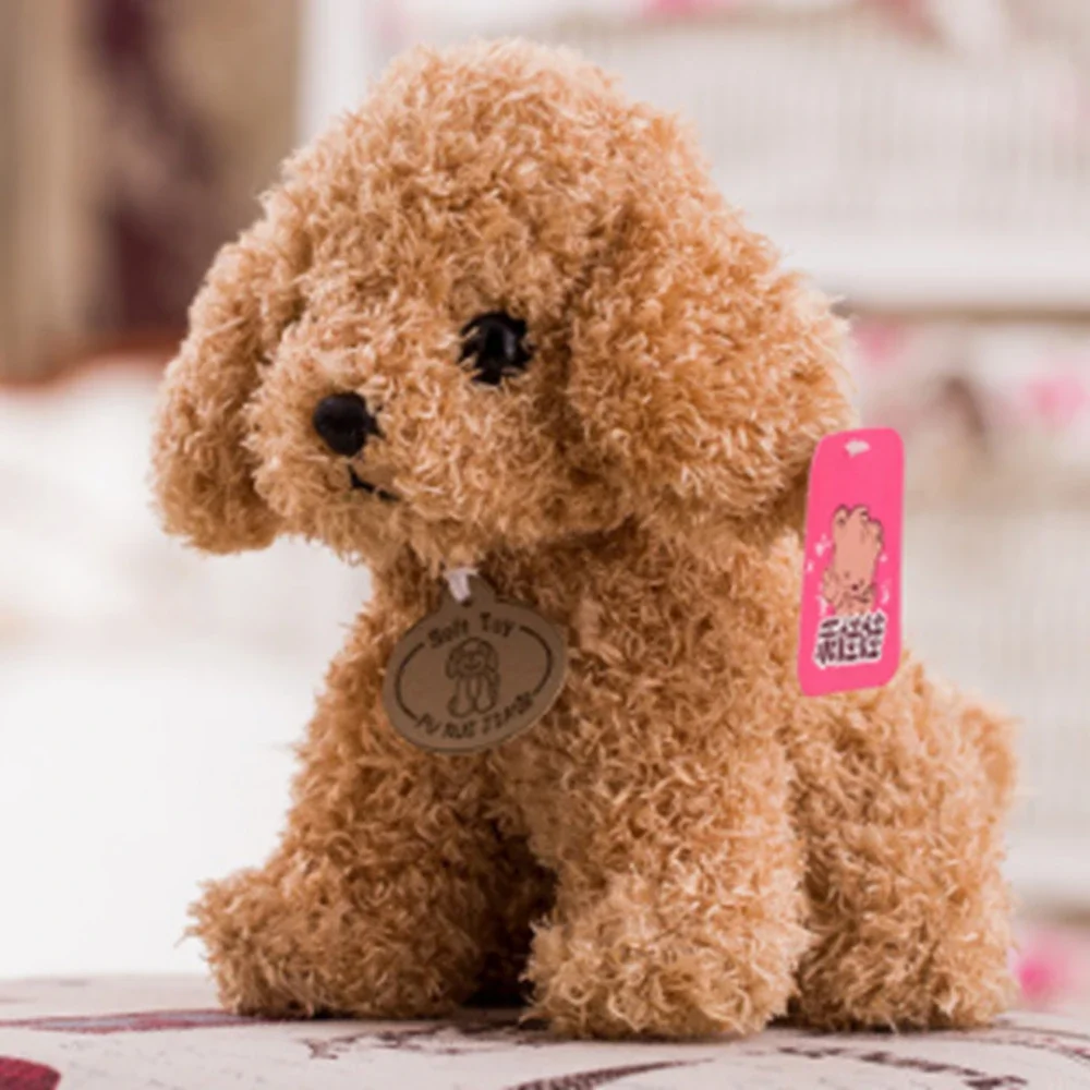 Süßes Teddy Plüschhund Spielzeug Mit Locken Als Kindergeschenk_voghion.com