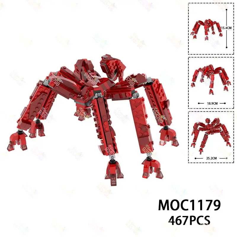 467PCS Stranger Things Mind Flayer Characters MOC Building Blocks