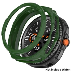 Silicone Case and Strap Set with Soft TPU Protector for Watch 8 Classic (Green)