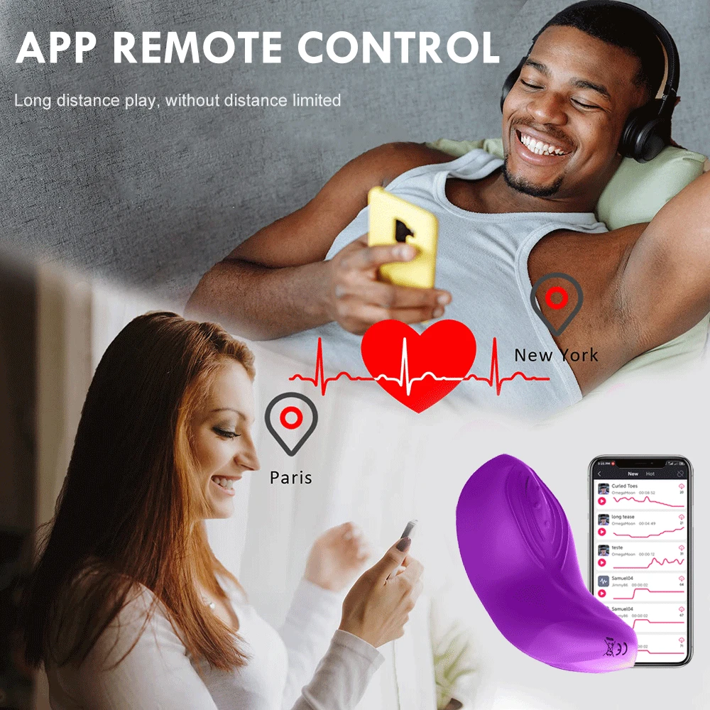 Butterfly Wearable Vibrator Wireless APP Remote Panties Dildo Vibrator for Women Clitoral Stimulator Massage Erotic Sex Toys Sddfff1592a6041659031c672998e2909n