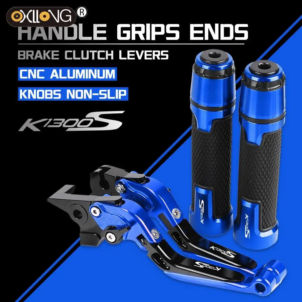 

Motorcycle CNC Brake Clutch Levers Handlebar knobs Handle Hand Grip Ends FOR BMW K1300S 2009 2010 2011 2012 2013 2014 2015