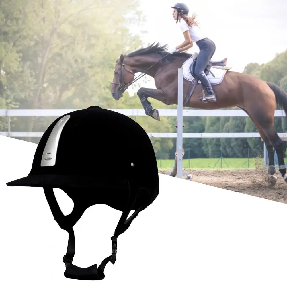 Helmet Adjustable Riding Cap for Racecourse Unisex Breathable Equestrian Horse for Racecourse 5