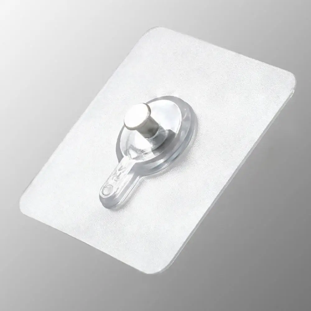 Description Picture 6 of item10Pcs Self Adhesive Hooks Hanging Holder Shelf Hook For Kitchen Bathroom Wall Storage Rack Fixing Stickers Gadgets