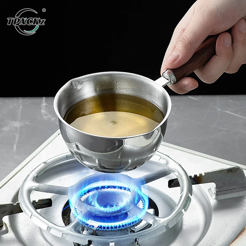 Melting Pot 150/300ml Long Handle Wax Melting Pot Stainless Steel Diy Scented Candle Soap Chocolate Butter Handmade Soap Jug Heated Coffee