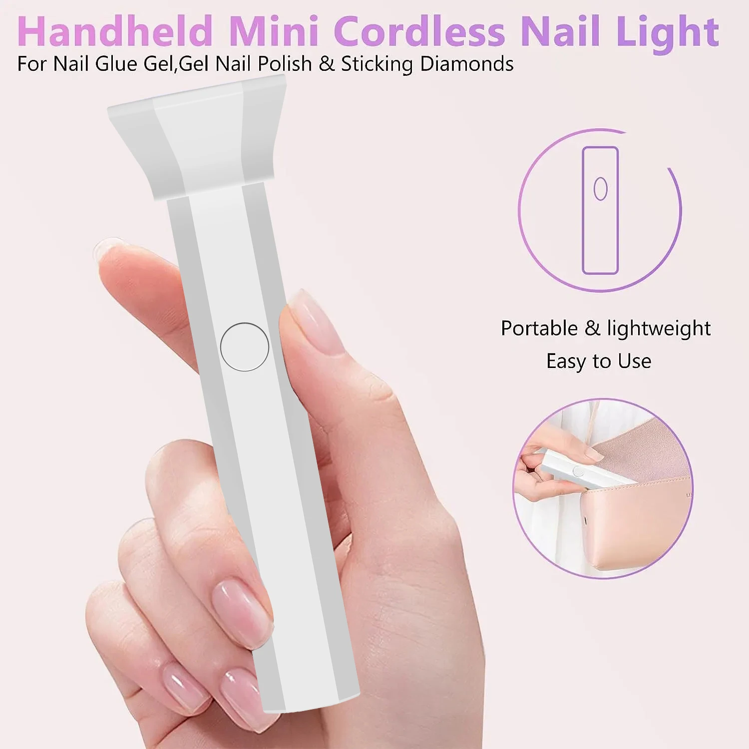 LINMANDA 18W Mini UV LED Nail Lamp Portable Nail Lamp Fast Drying Curing Light for Gel Polish No Black Hands 6 Lamps UV Lamp 5