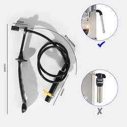 Adjustable Long Handle Coffee Steam Cleaning Brush for Espresso Machines - Barista Tool and Equipment (Brush)