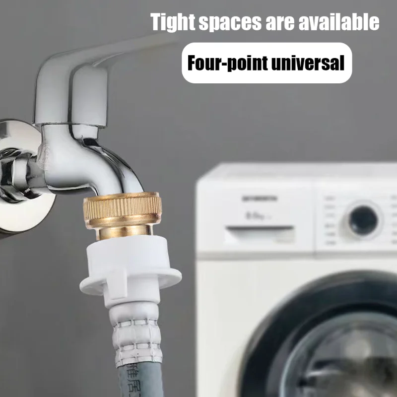 3/1PCS Home Automatic Washing Machine Faucet Automatic Water Stop Valve Mop Pool Faucet Balcony Faucet Garden Faucet Dropship 2