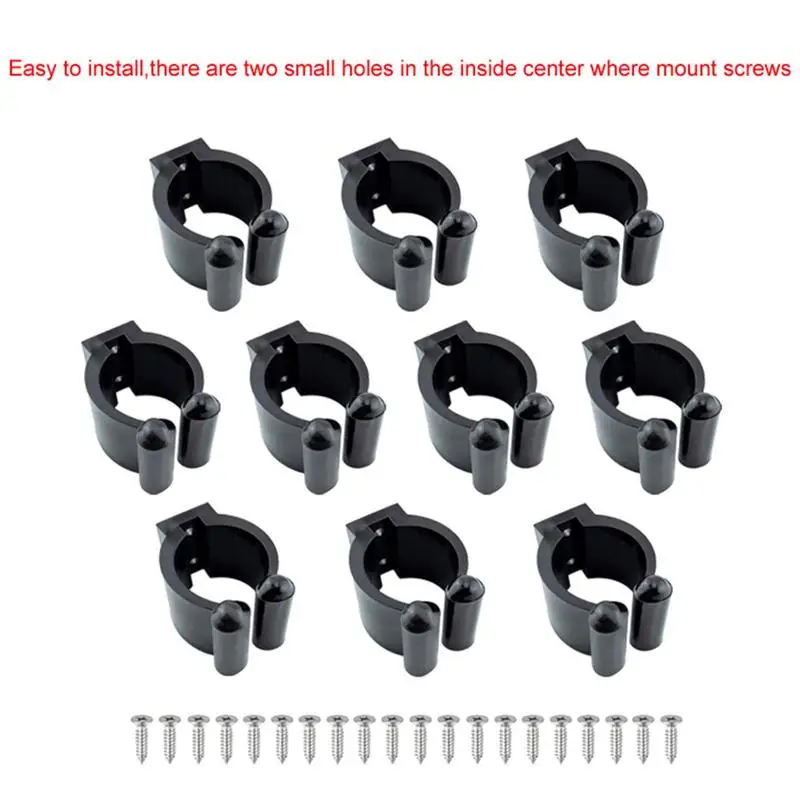 Fishing Pole Clips Wall Mounted Fishing Rod Holders Locating Clips For Fishing  Rod Storage Rack Durable Adjustable Use - AliExpress
