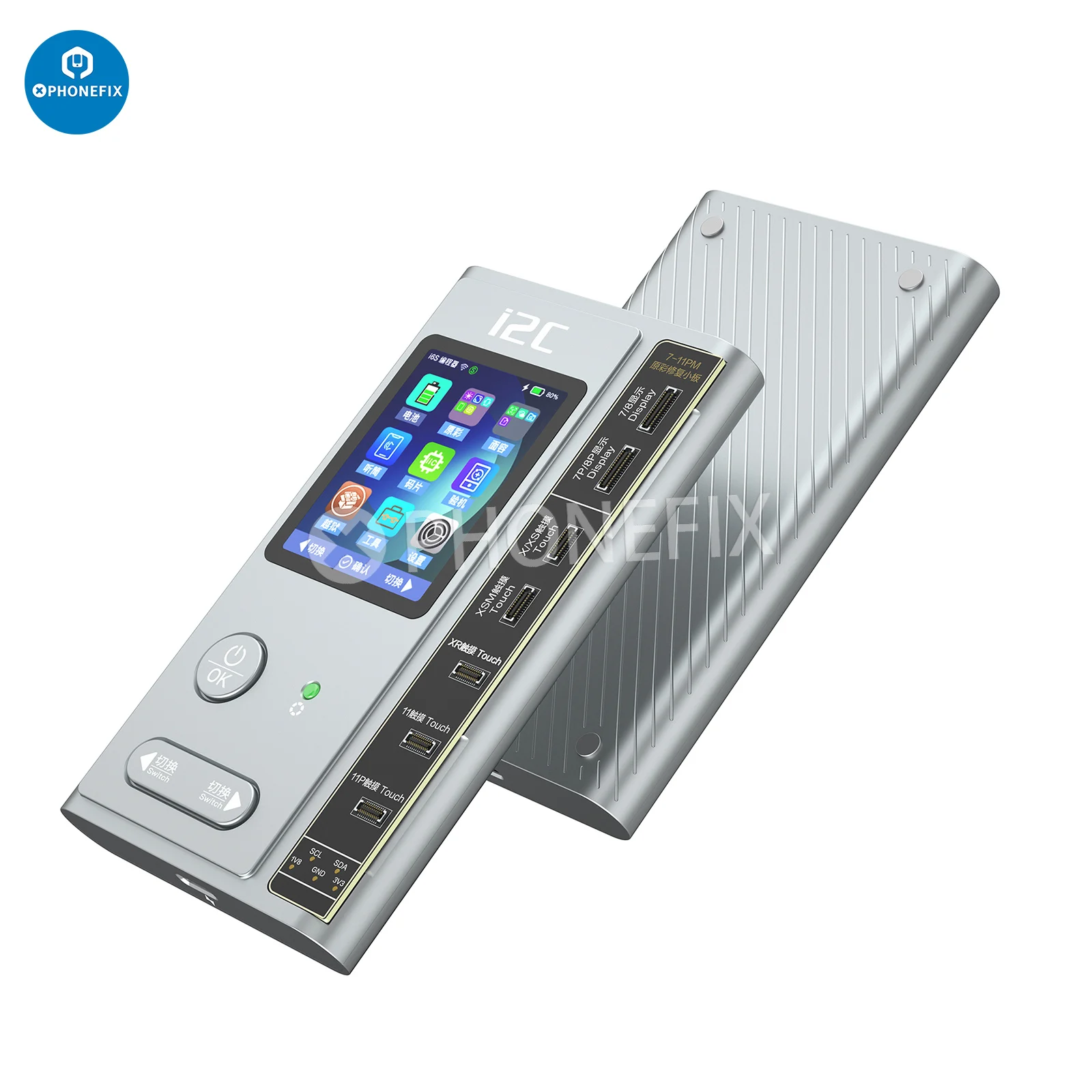 i2C i6S JC V1SE Intelligent Programmer Face ID Battery Screen Original Color True Tone Function Dot Matrix Repair iPhone 6-15PM iphone battery repair flex dot matrix repair cable iphone camera repair cable