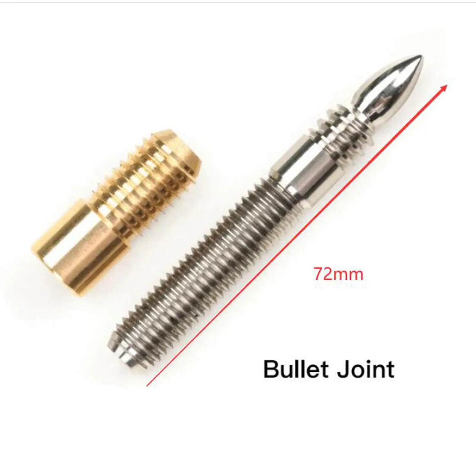 Billiards Cue Joint Pin Metal Component Pool Accessories