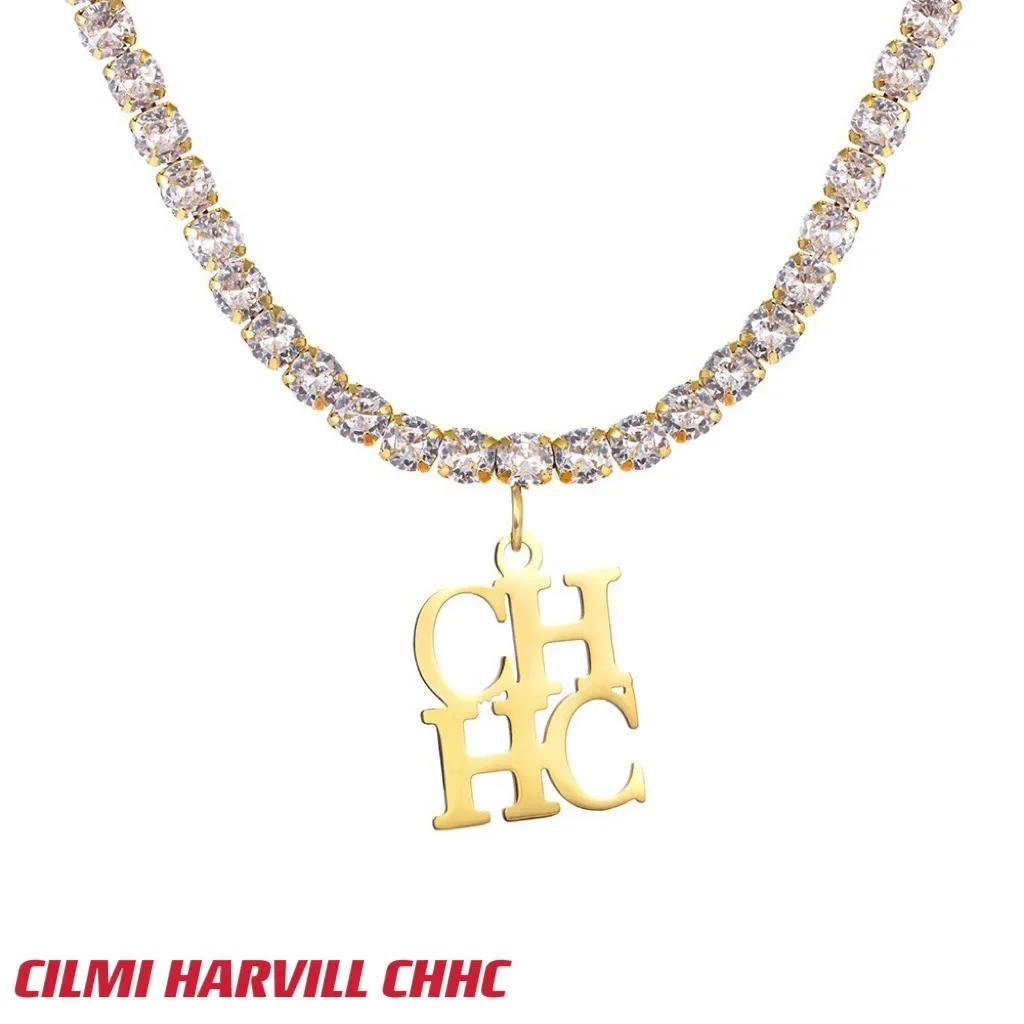 

Новинка, летнее женское ожерелье CILMI Harvest ill CHHC с полным дизайном, подвеска с логотипом, роскошный металлический материал