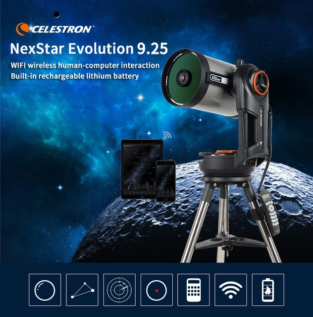 Telescopio Celestron Schmidt-Cassegrain SC 235/2350 NexStar Evolution 925